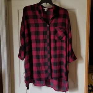 Gorgeous Fall Buffalo Plaid flannel 4x Ava & Viv